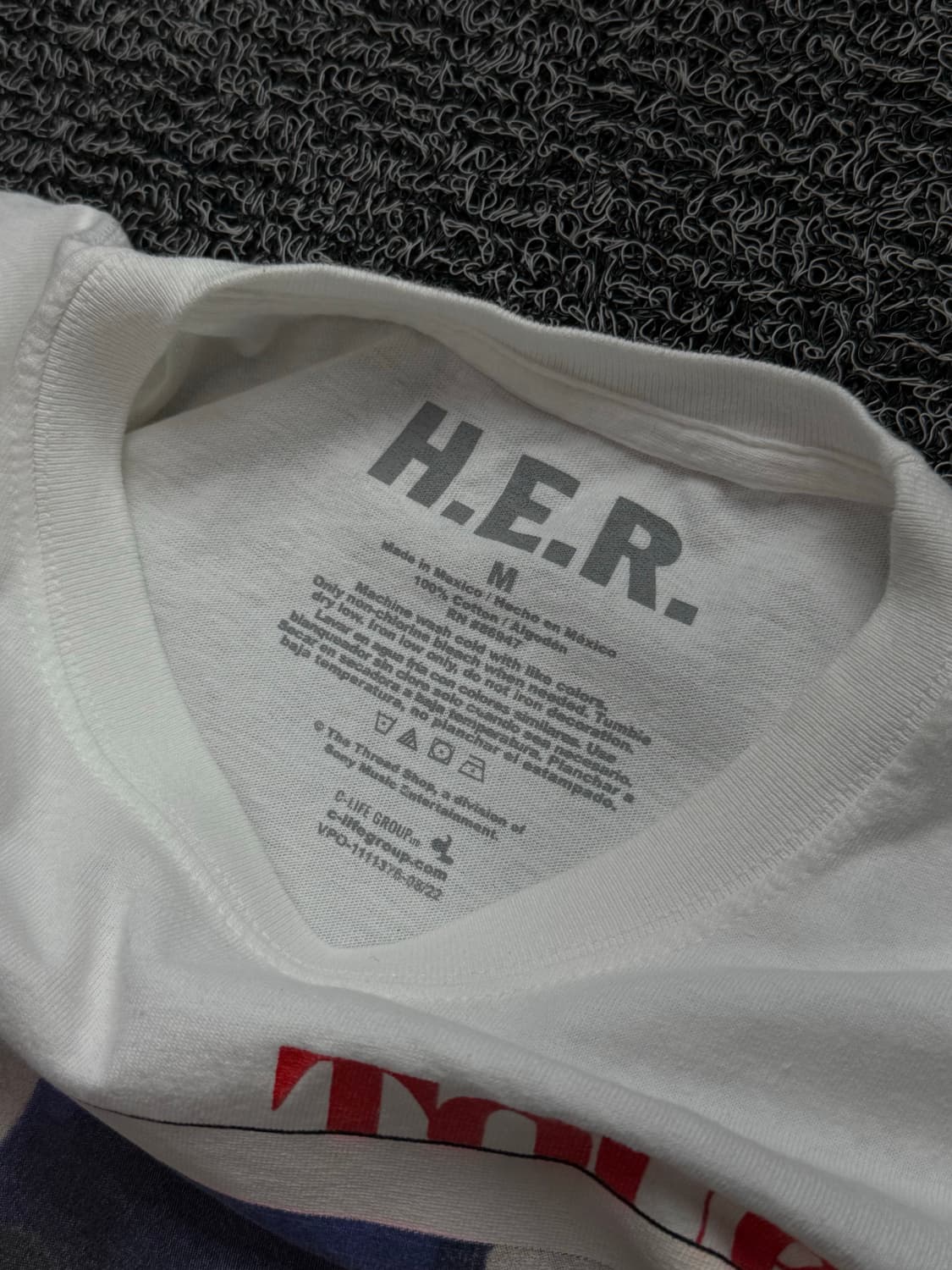 USA 빈티지 H.E.R. 투어 티셔츠 589 상품이미지4