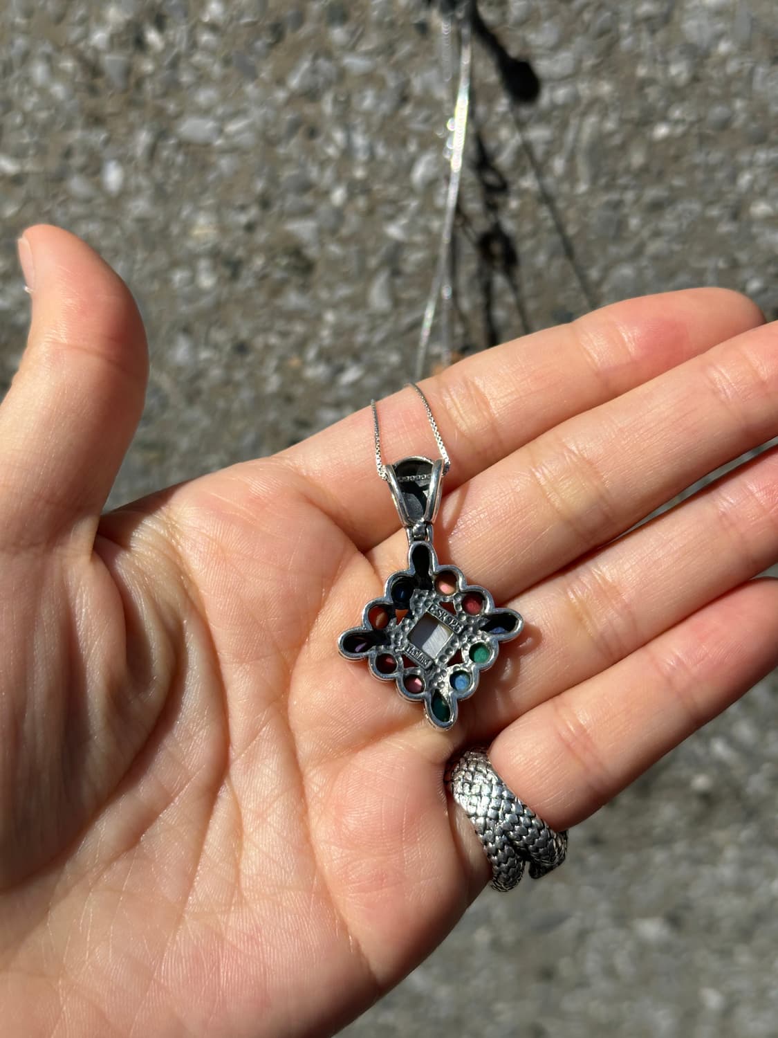 Vintage Multi-Gemstone Ethnic Rhombus 92 상품이미지3