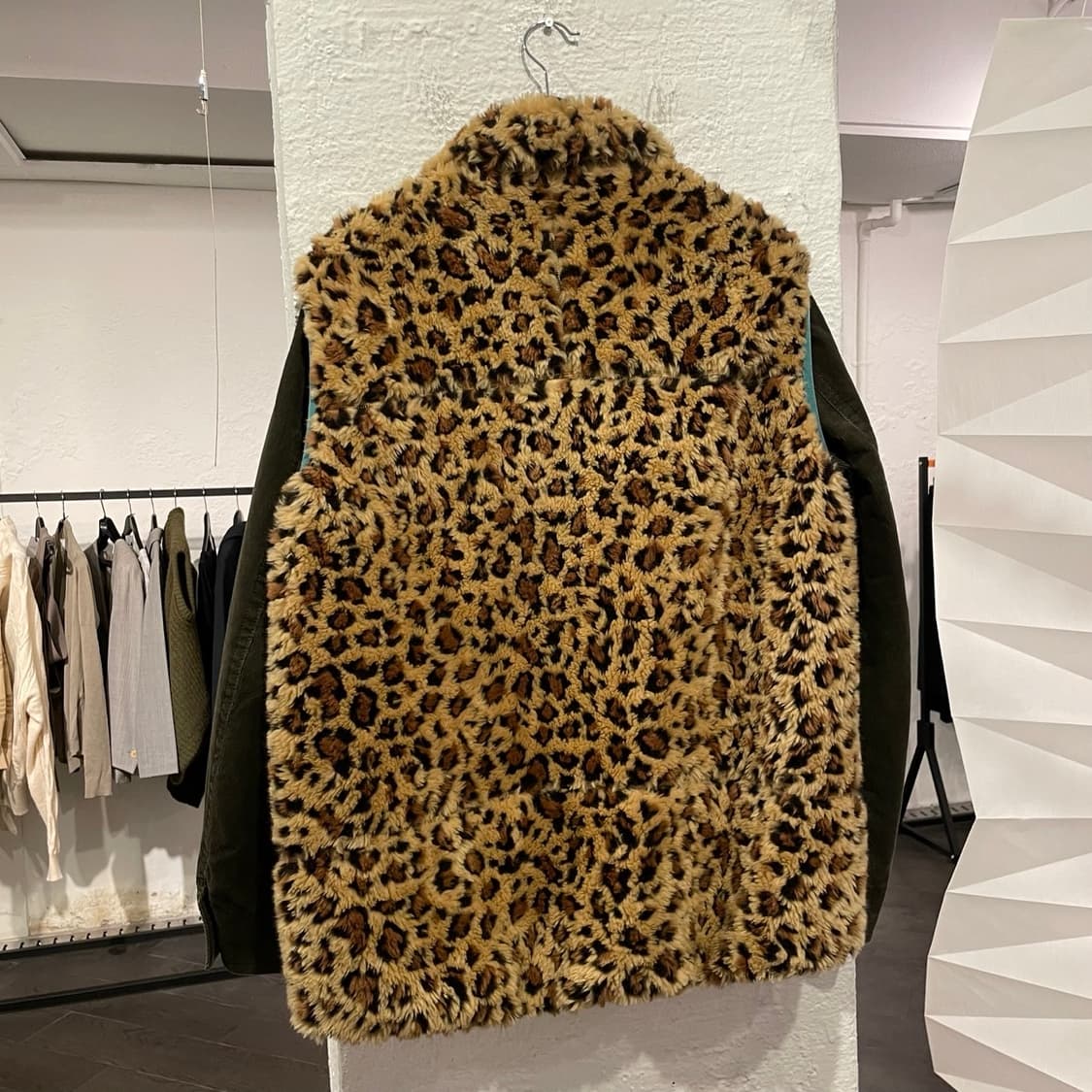 사카이 레오파드 후리스 자켓 상품이미지3