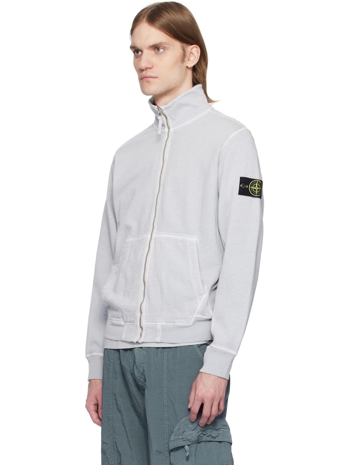 스톤아일랜드(Stone Island) 워싱 스웨트 집업 상품이미지10