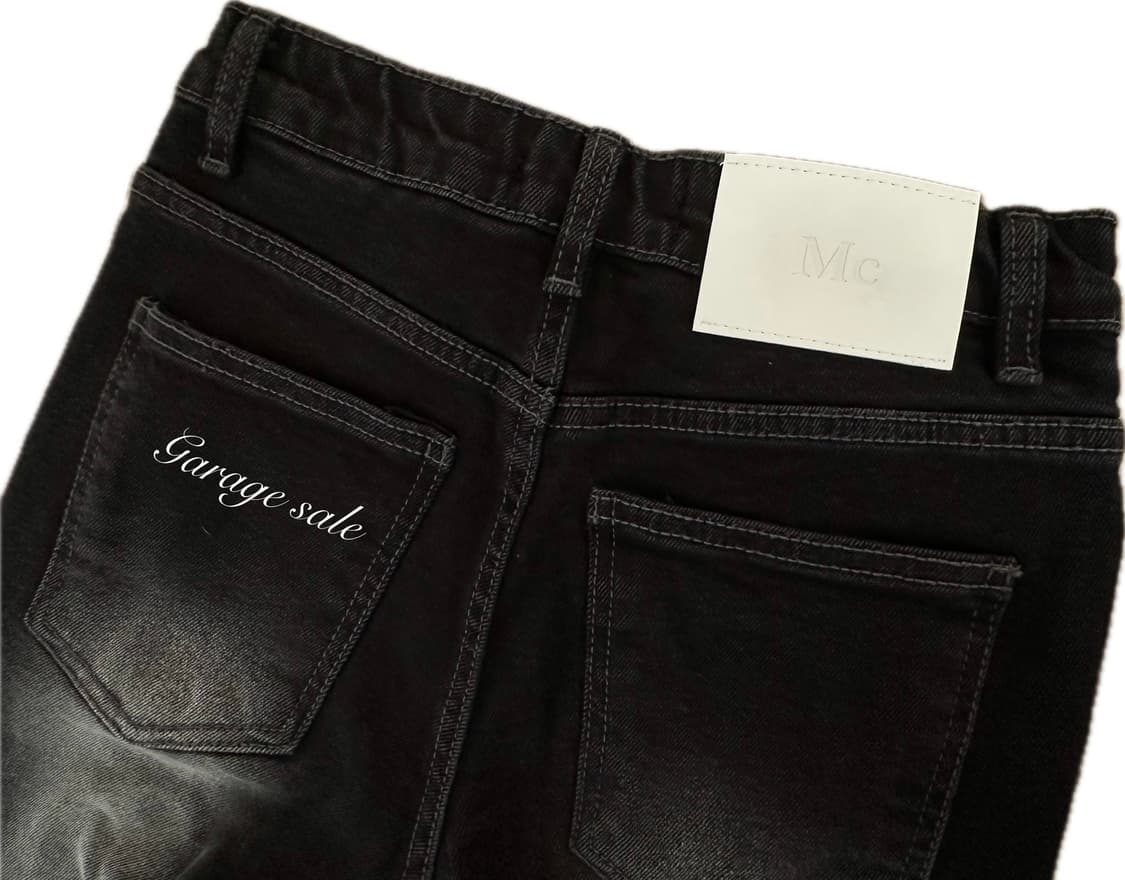 밀리어코르 캣 브러쉬 부츠컷 데님 상품이미지4