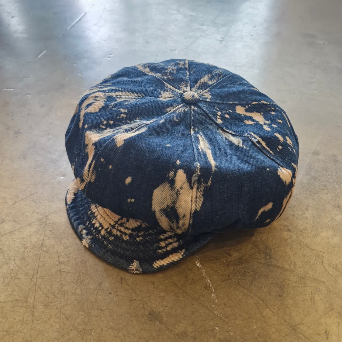 타이다이 나염 데님 워싱 헌팅캡 뉴스보이캡 새상품 상품이미지1