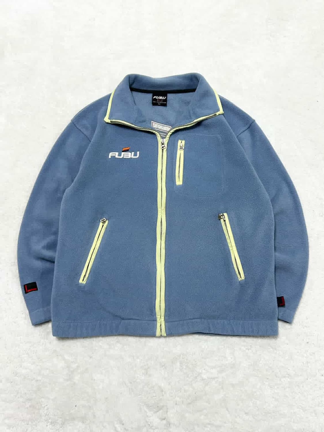 후부 빅로고 하늘 플리스 집업 상품이미지5