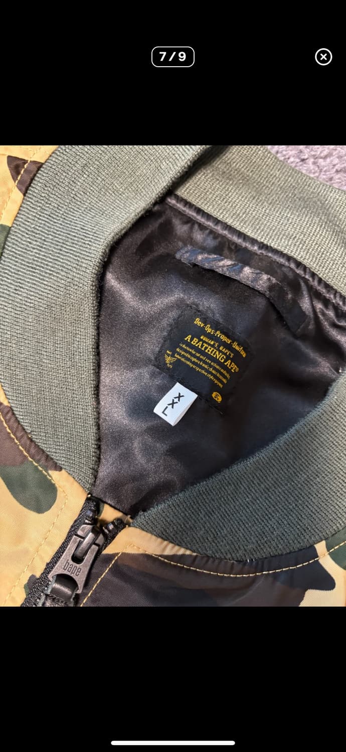 베이프 항공점퍼 MA-1 상품이미지7