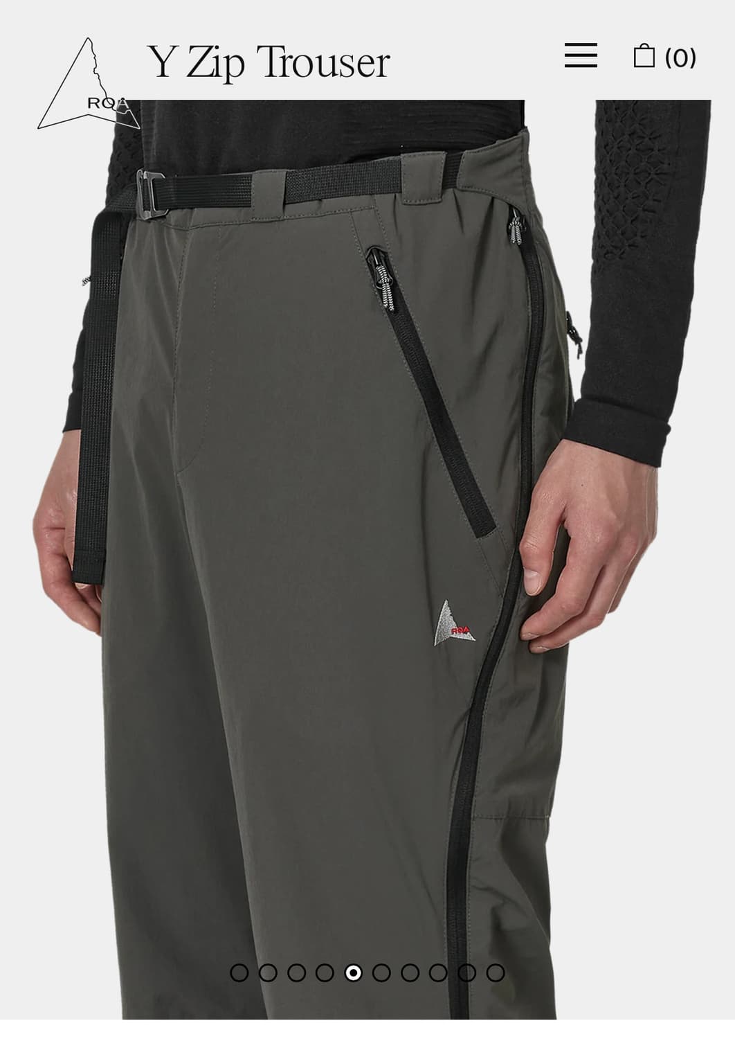 로아 Roa 25SS Y ZIP TROUSER (L) 상품이미지8