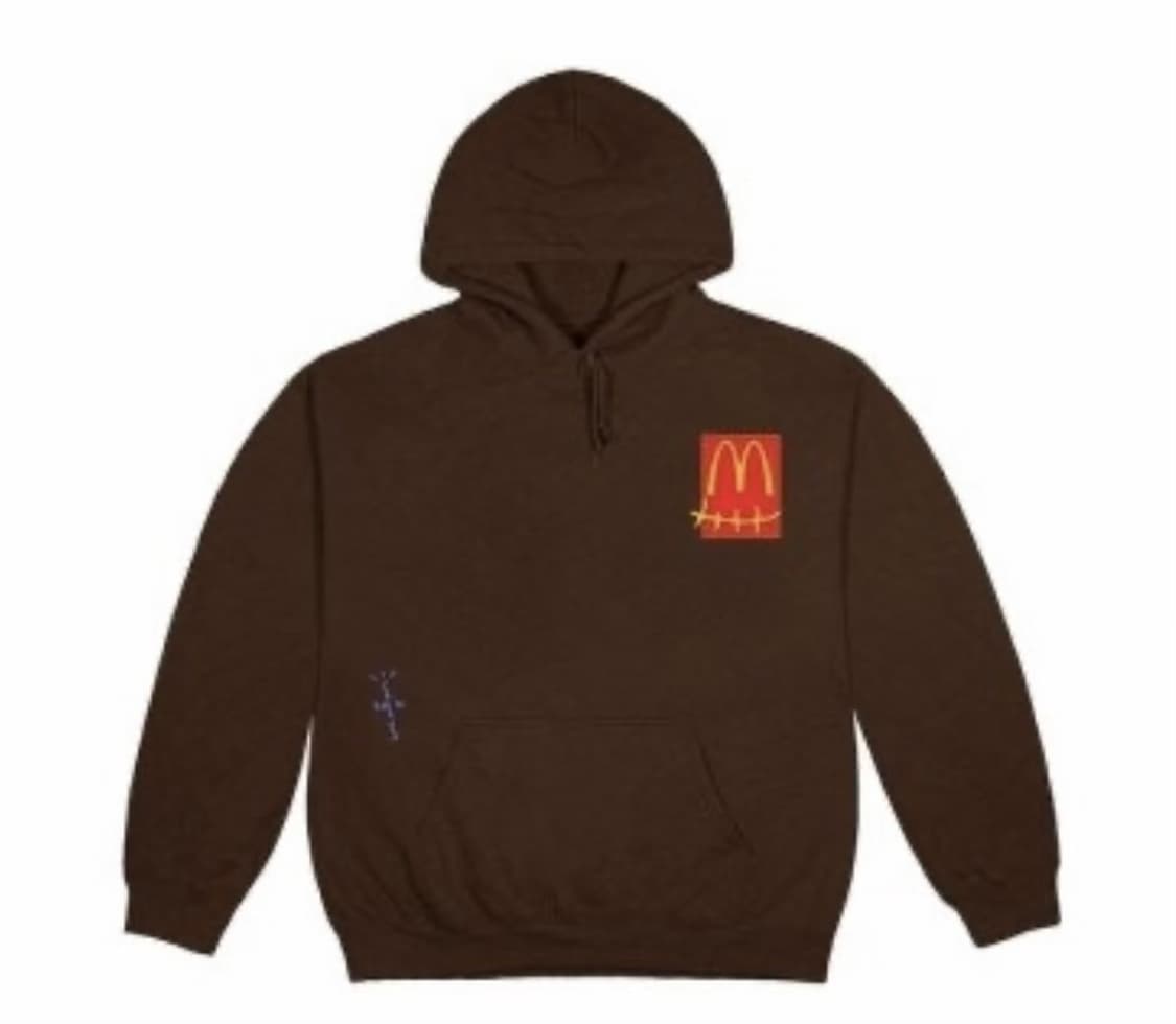(레어) 캑터스잭 X 맥도날드 브라운 스티커 팩 후드 M 상품이미지1