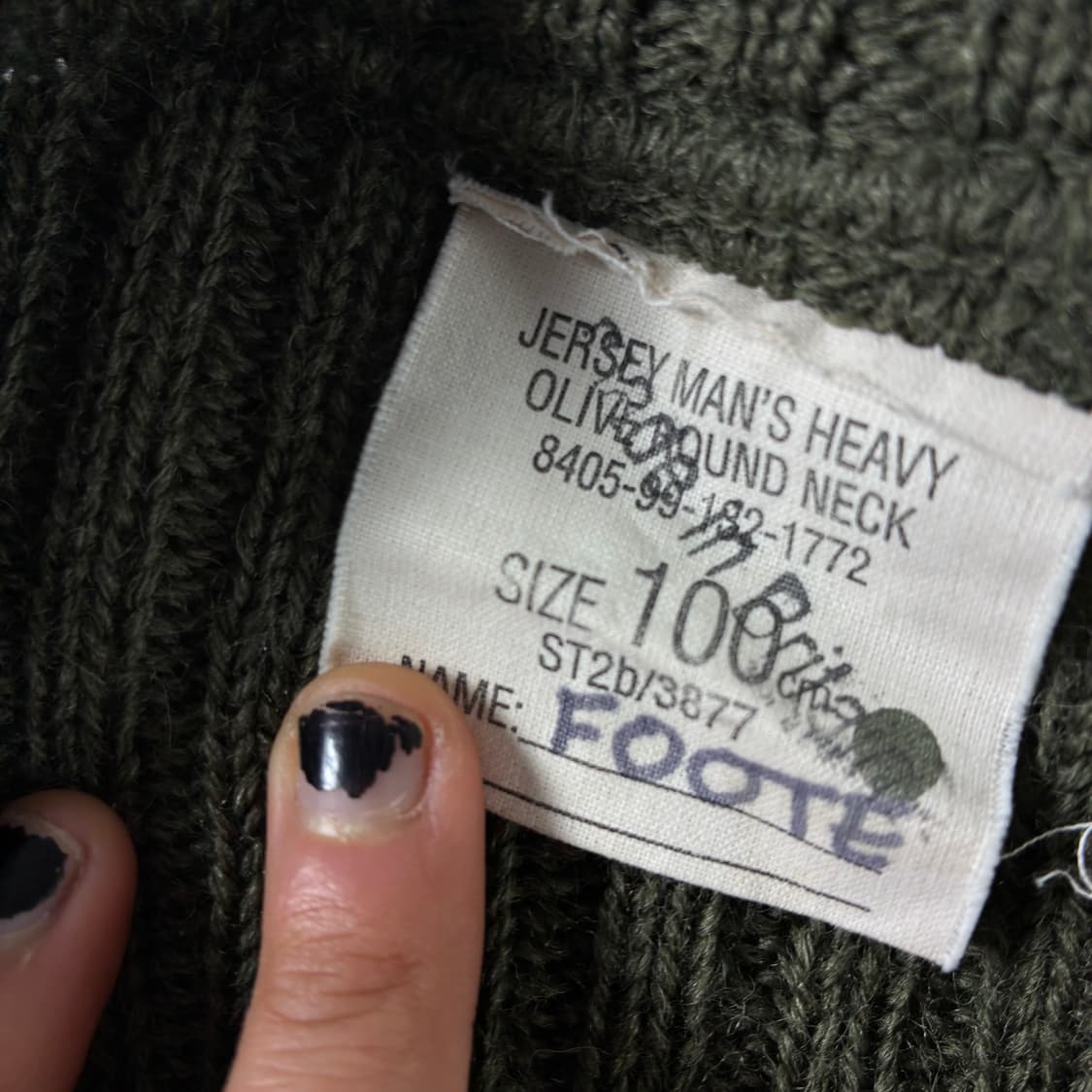 Military  밀리터리 USA 코만도 니트 스웨터  상품이미지5