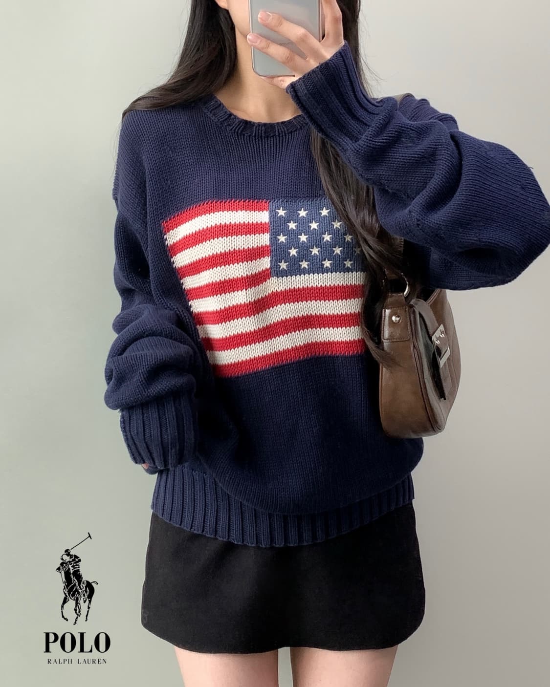 폴로 성조기 니트 상품이미지1