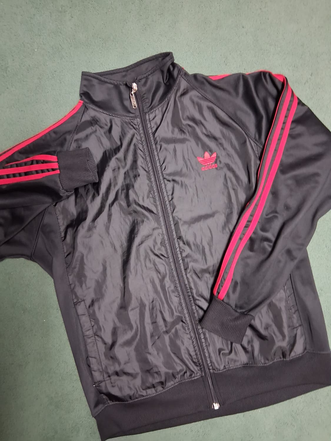 90'S 아디다스 검빨 져지 트랙탑95 공용 상품이미지1