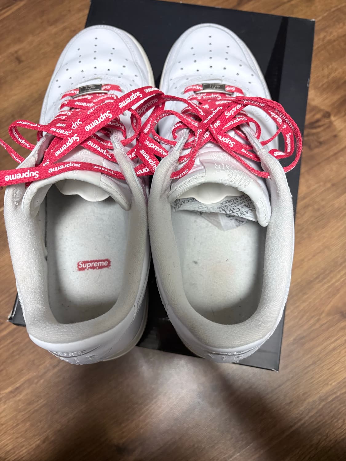 나이키 슈프림 에어포스 화이트 270 상품이미지5