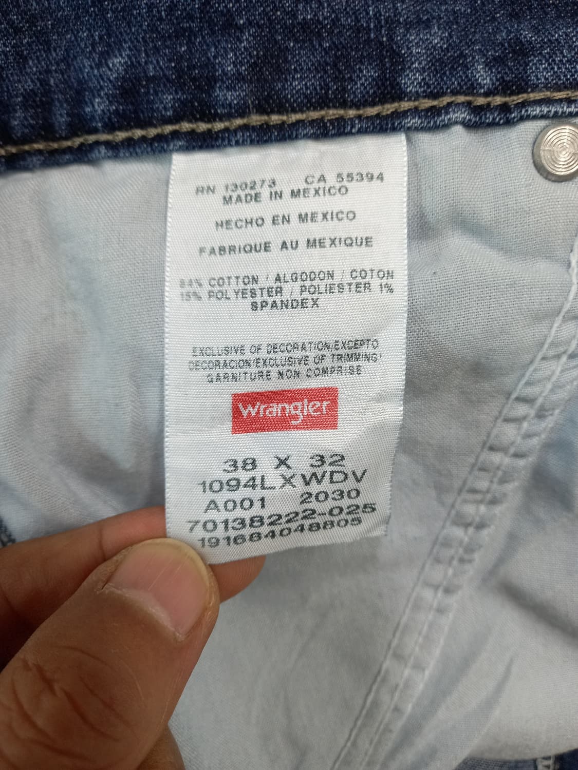 39 Wrangler Mexico 스판 카펜터 카고진 커스텀 39-08 상품이미지8