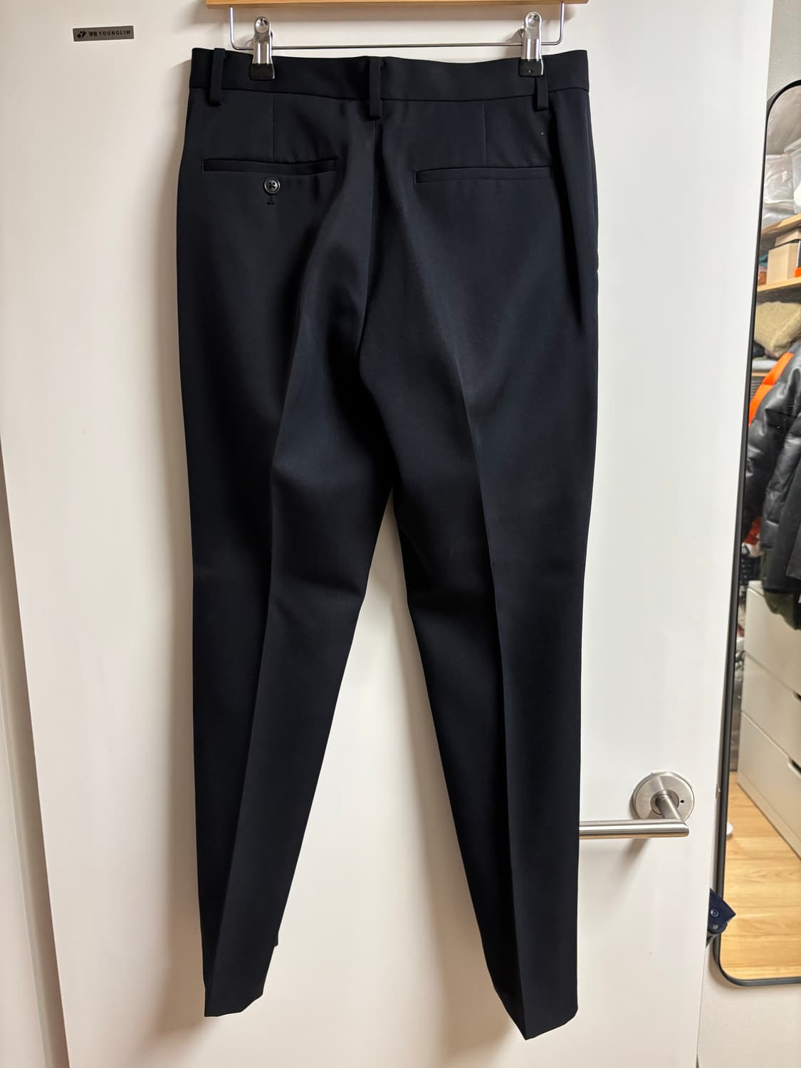 [64] 유니클로 +J 울슬림팬츠 셋업 네이비 상품이미지6