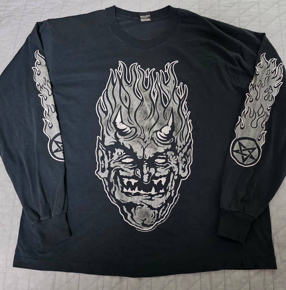 [XL] 90s 화이트 좀비 666 빈티지 밴드티 상품이미지2