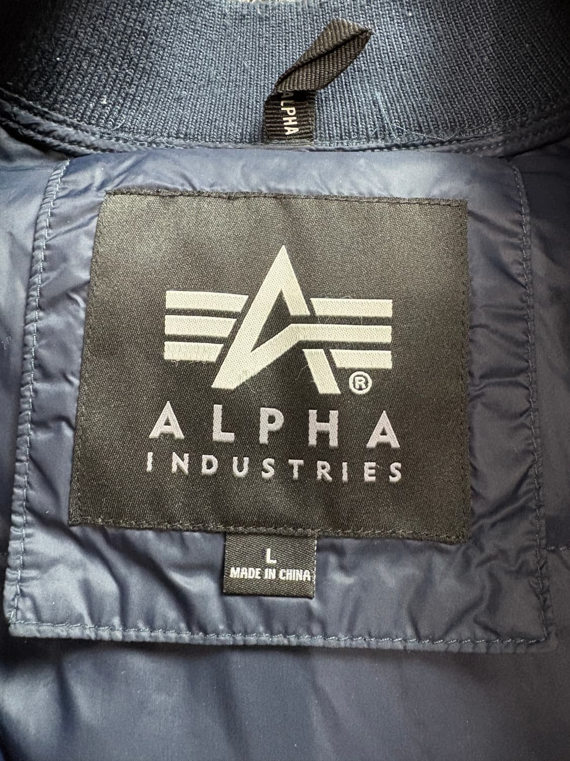 알파인더스트리 MA-1 경량 다운 봄버 점퍼 4155 상품이미지4