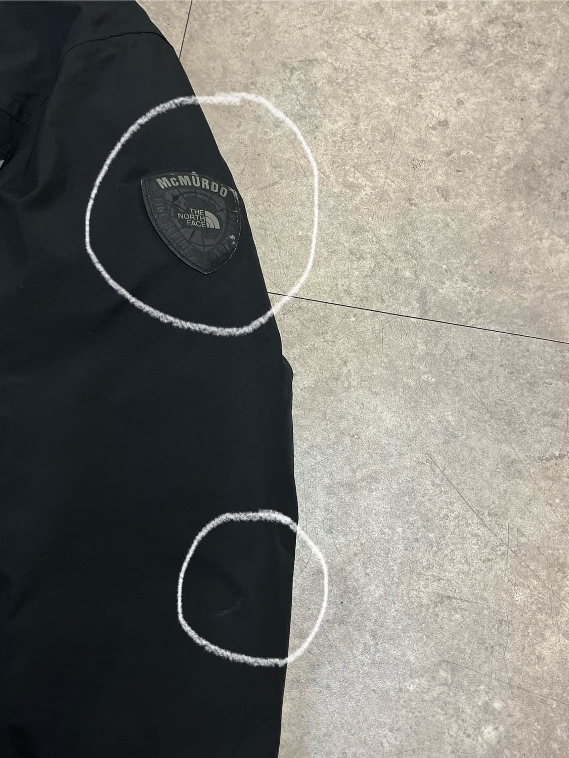 노스페이스 맥머도 구스 다운 패딩 자켓 블랙 100(L) #csz2470 상품이미지7