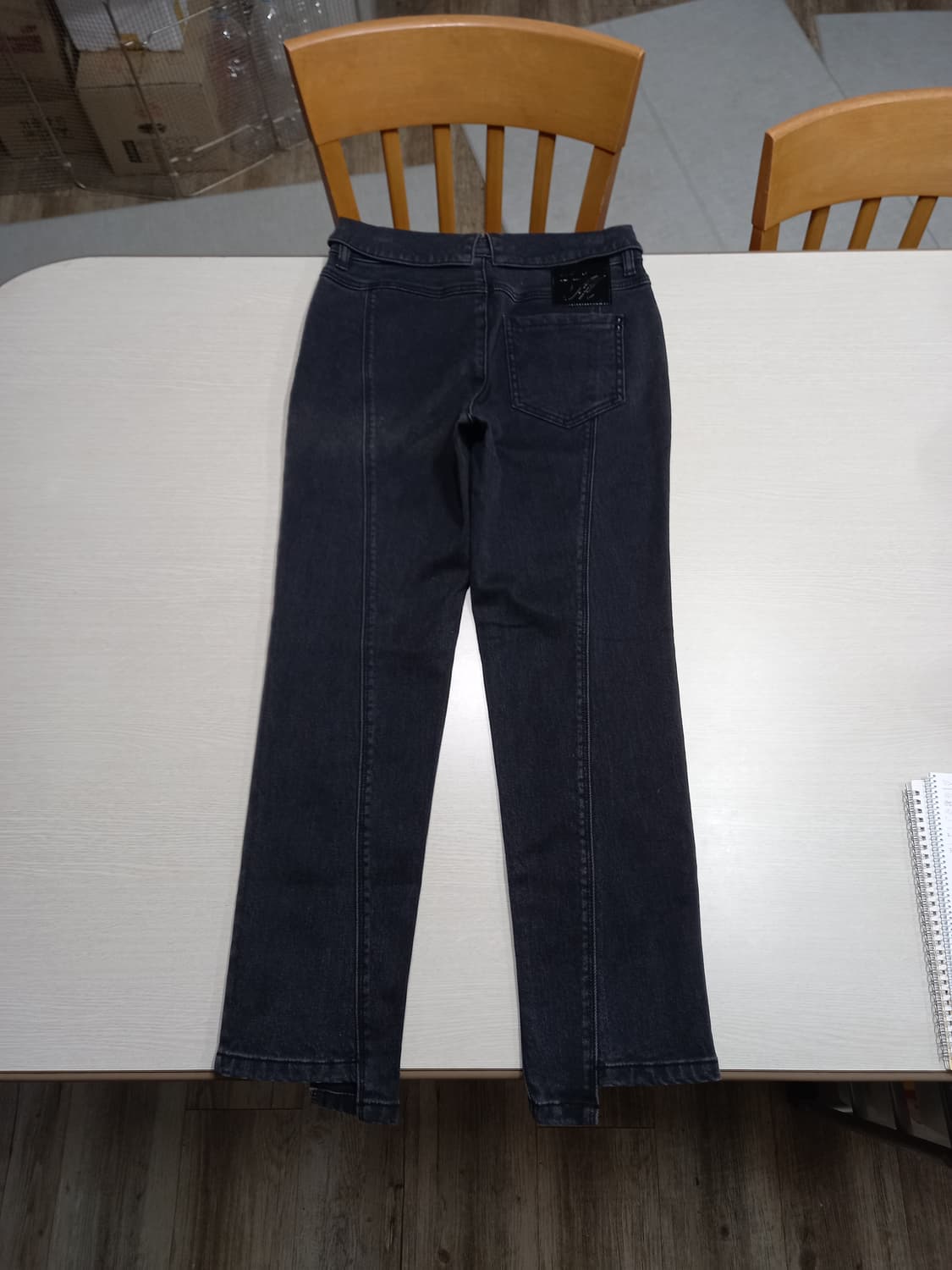 28 MindBridge  스판 테이퍼드진 블랙 28-876 상품이미지2