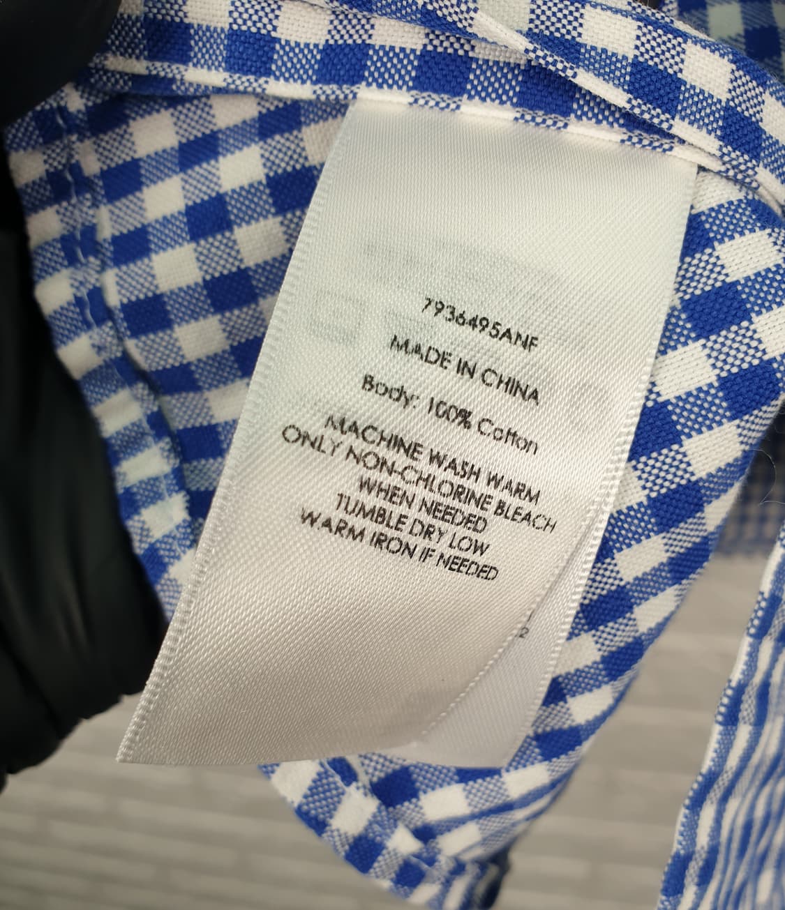[95]랄프로렌 블루 깅엄 체크 셔츠 상품이미지5