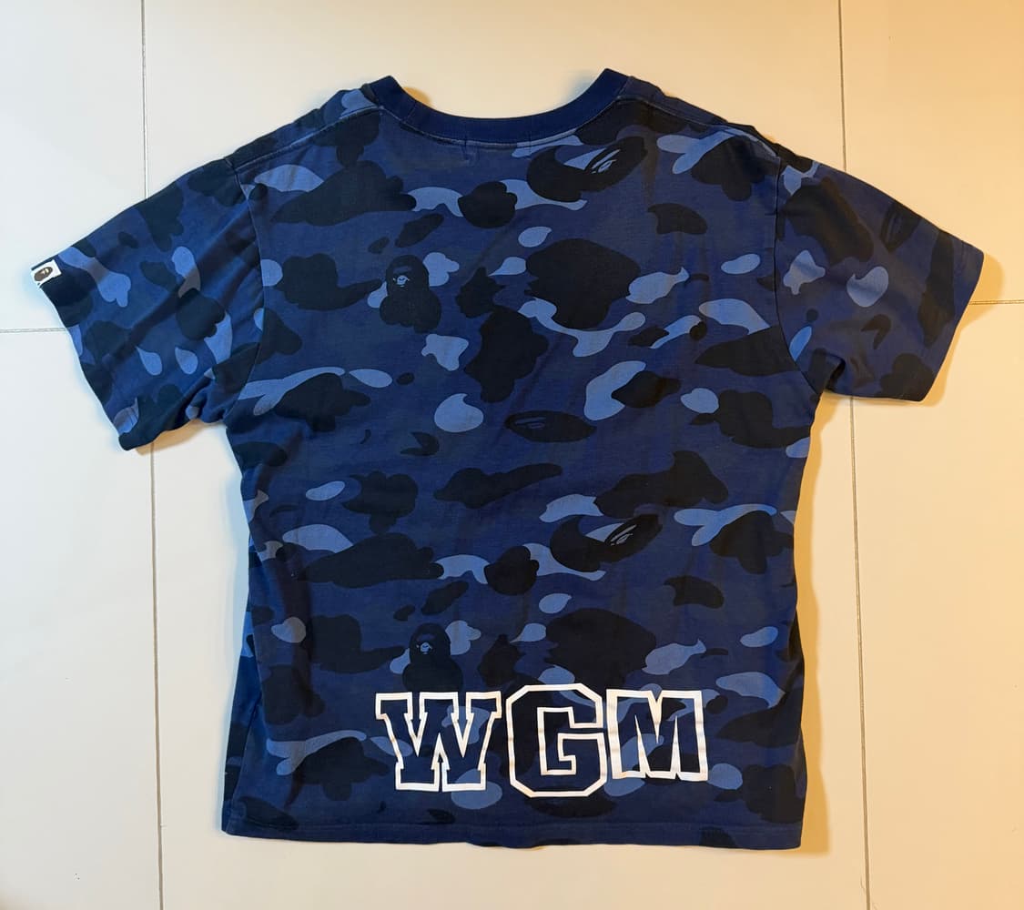 베이프 카모 샤크 블루 반팔티 상품이미지2