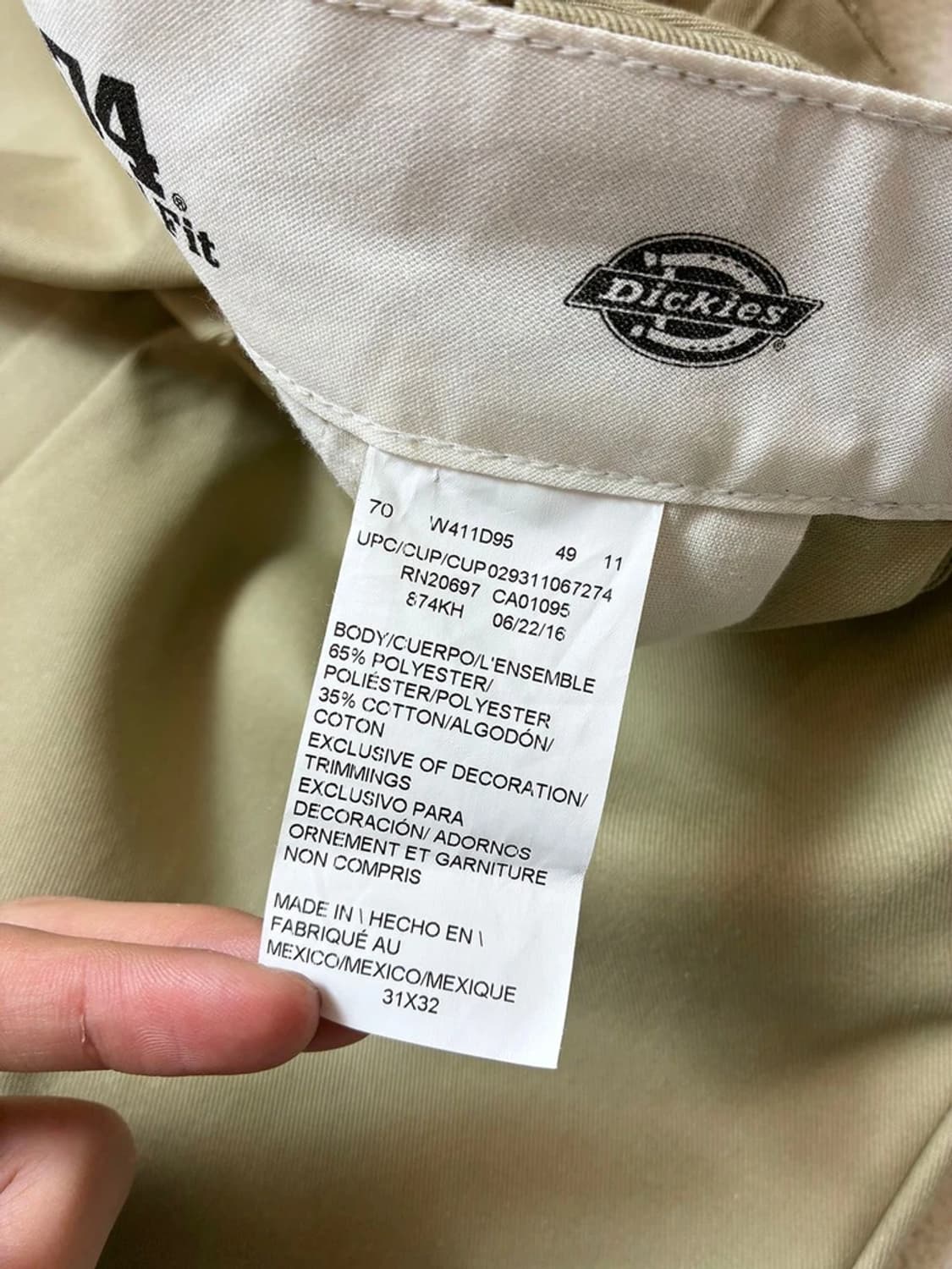 디키즈 874 22ss 워크 웨어 스트레이트 팬츠 PN6699 상품이미지9