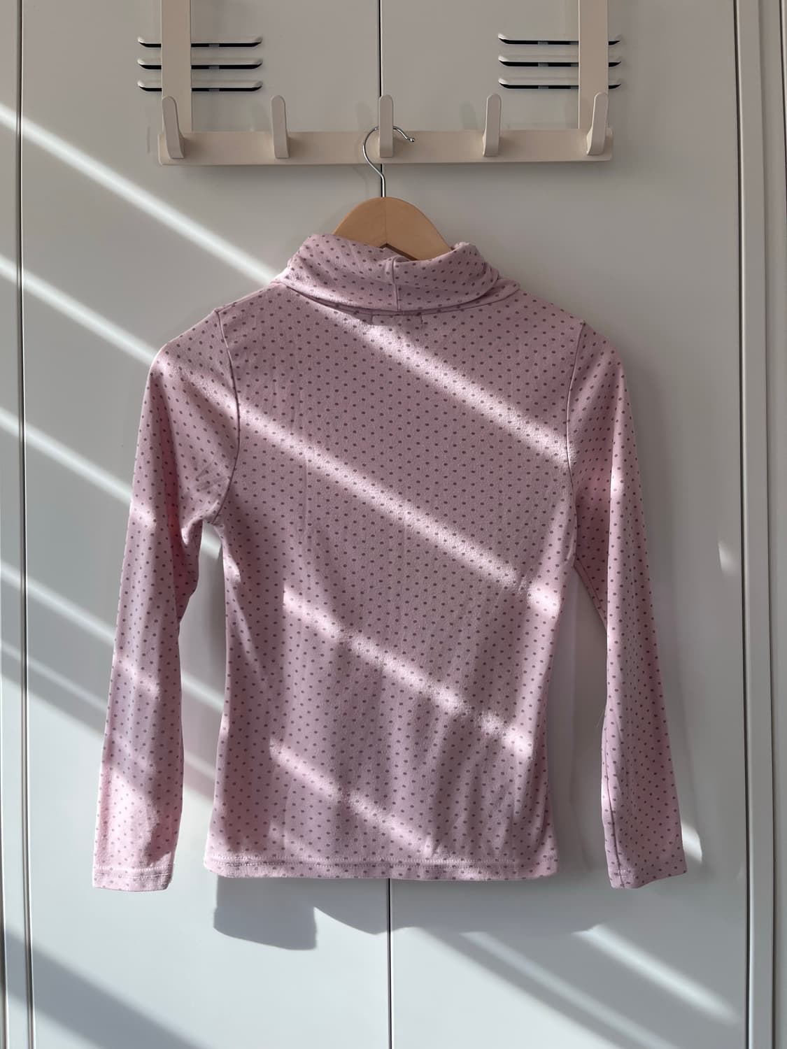 Fleur & parfum 핑크 도트 목폴라 롱슬리브 상품이미지8