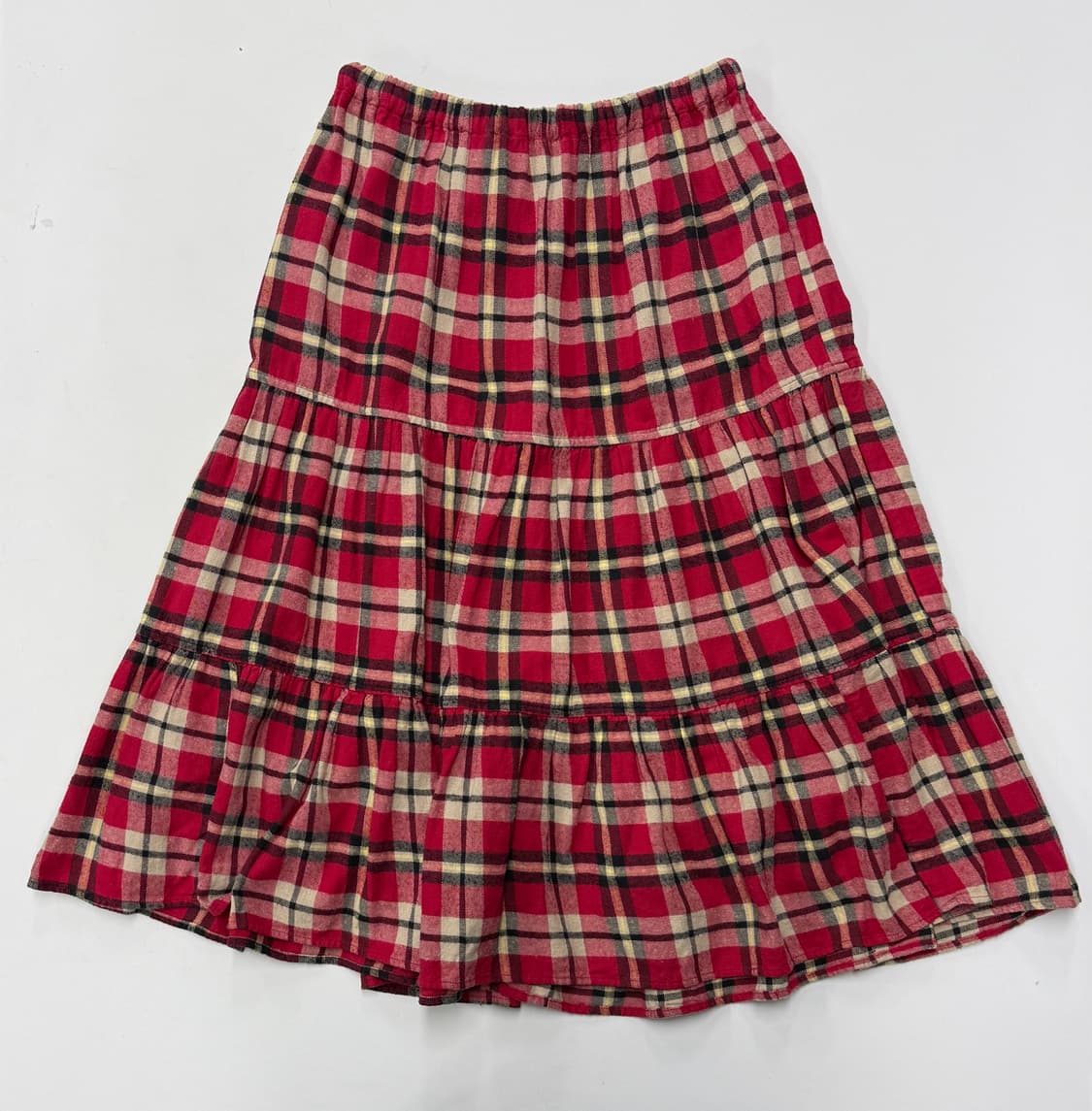 Beams Boy flannel tired skirt 상품이미지2
