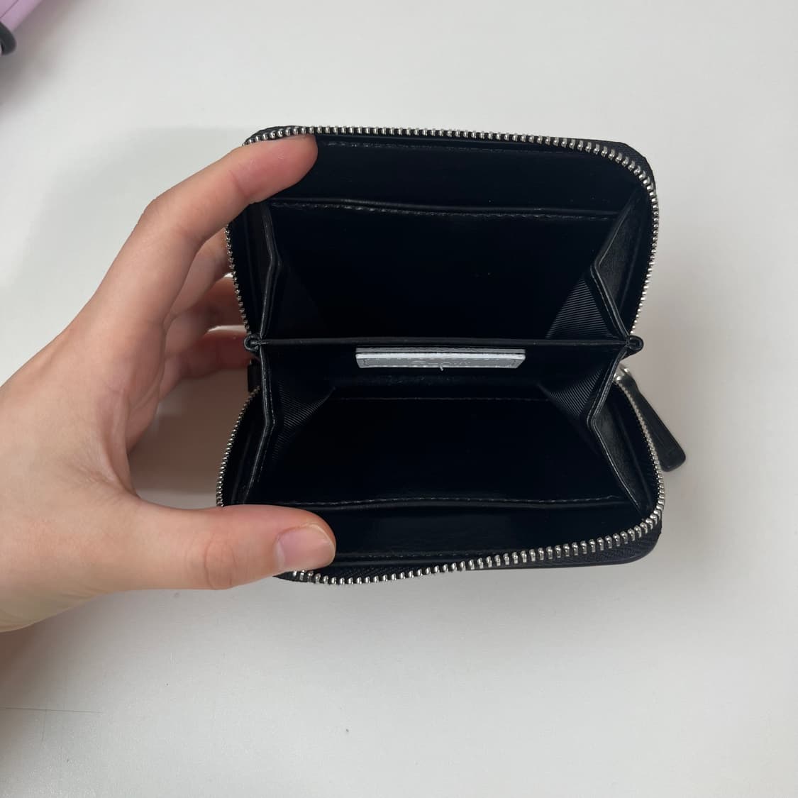 Sunlit 썬릿 미니 지퍼 지갑 블랙 상품이미지3