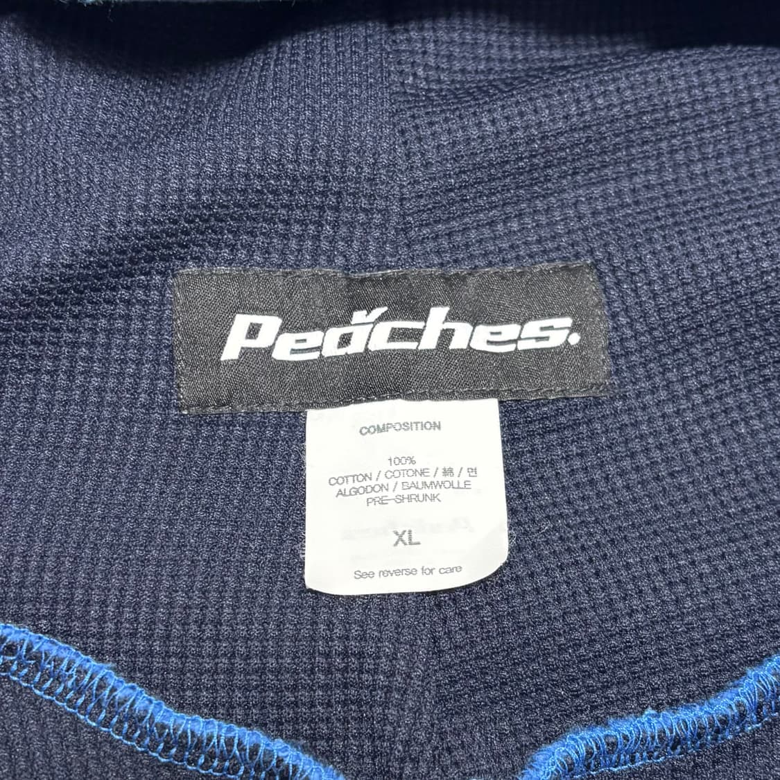 피치스 엔진 스타트 워싱 후드 집업 블루 상품이미지5