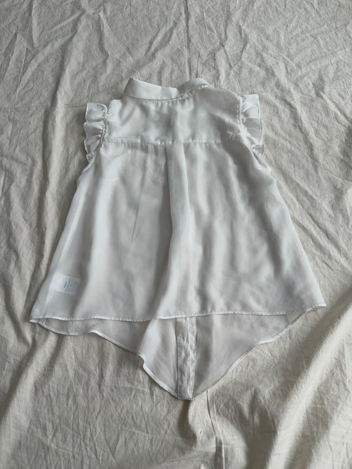 아이보리 러블리 쉬폰 블라우스 상품이미지4