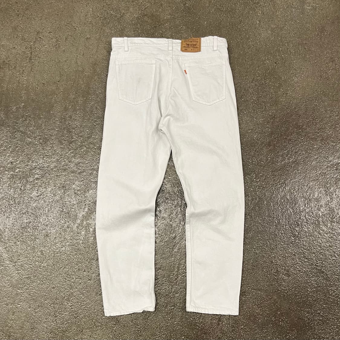 90s USA Levis505 오렌지탭 화이트진 (36“) 상품이미지2