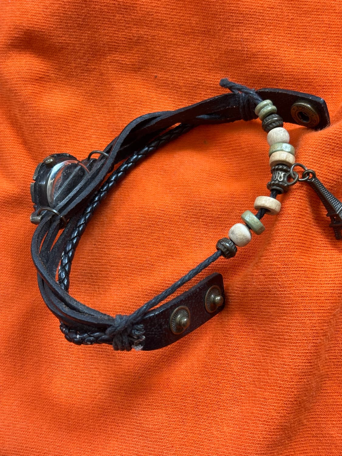 vintage leather wrap bracelet watch 상품이미지9