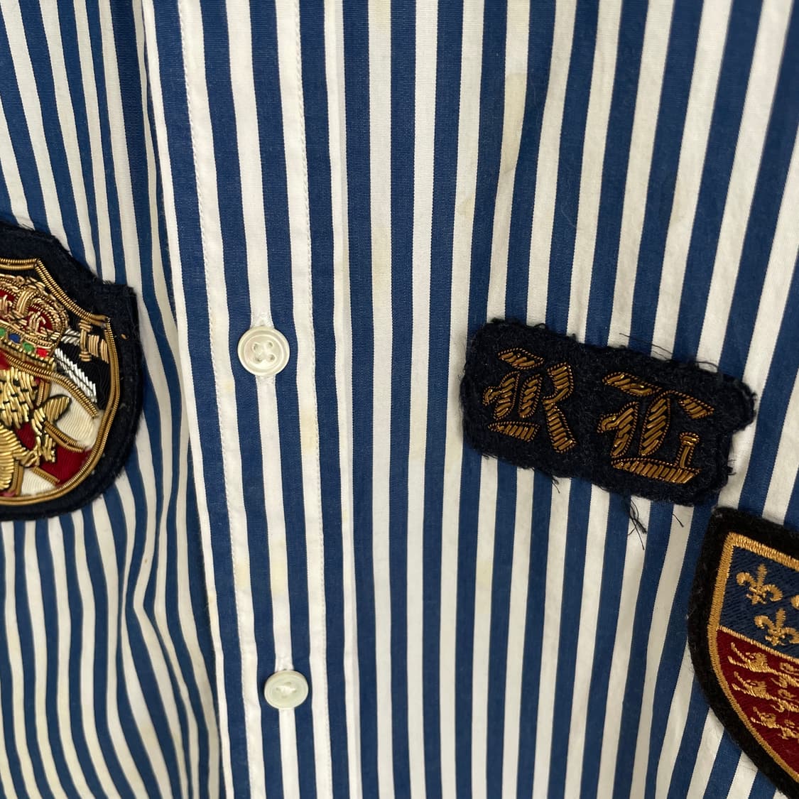 폴로 랄프로렌 패치워크 스트라이프 셔츠 상품이미지7