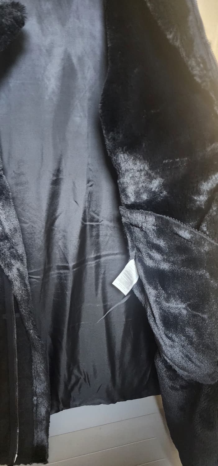 매긴 모피털 덕다운 오리털 패딩 새상품 88사이즈 상품이미지7