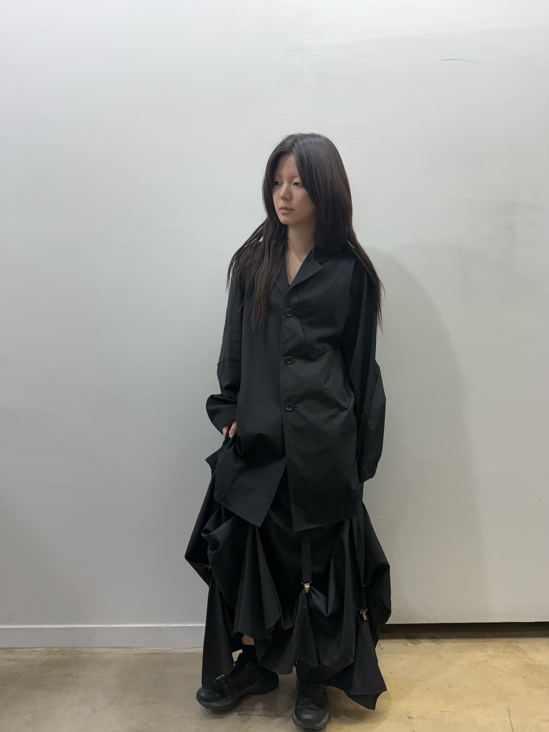 꼼데가르송 트리콧 아카이브 오버핏 패치 코트 상품이미지6