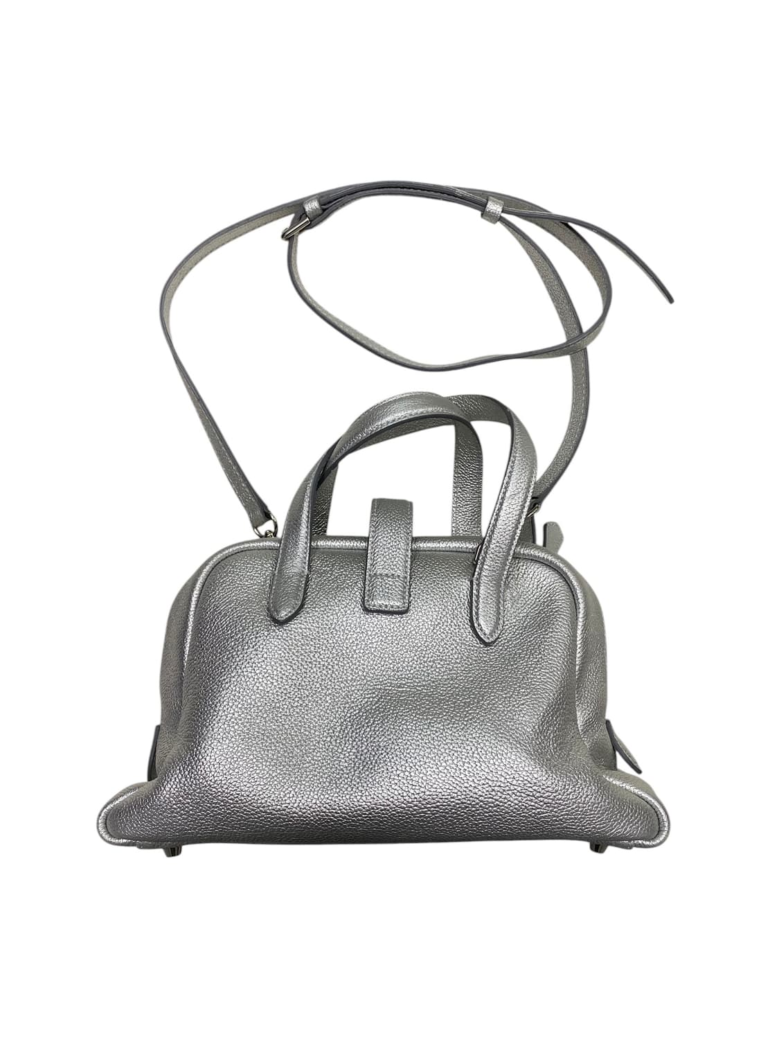 분크 실버 레더 토트백 + 말 참 장식 상품이미지2