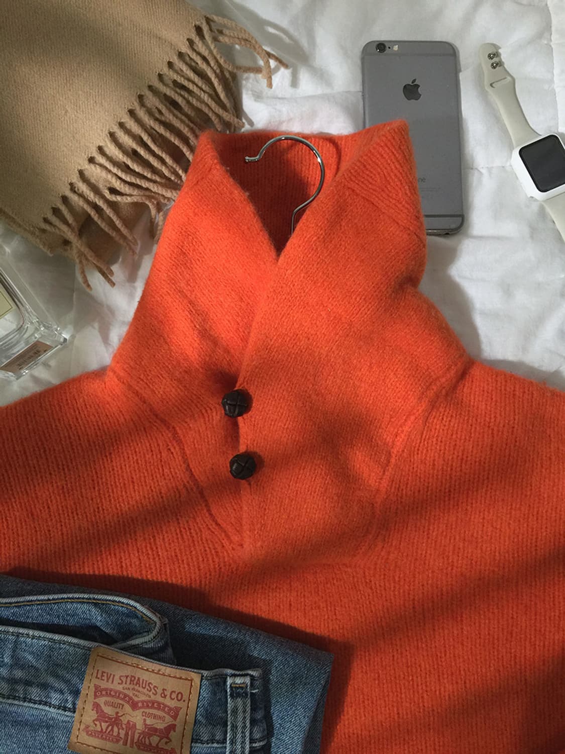 (WOMAN) 폴로랄프로렌 숄카라 스웨터 L 상품이미지3