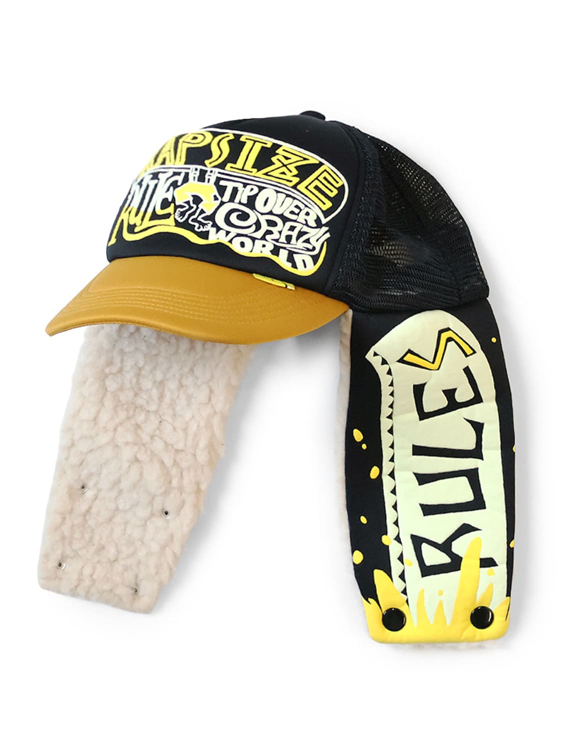 캐피탈 캡사이즈 룰 Pt 럼버 트럭 캡 블랙 골드 K2511XH549 상품이미지1