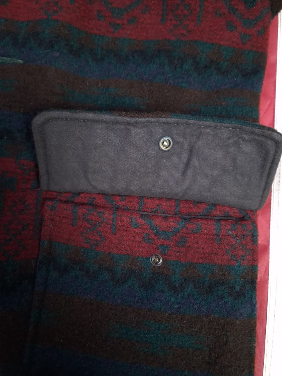 새제품 90's 오리지날 미국제조 울리치 나바호 울 블랭킷 코트 상품이미지4