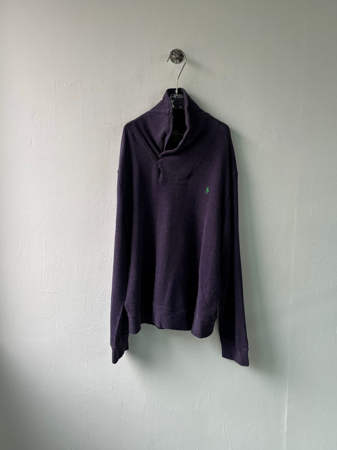 폴로 랄프로렌 숄카라 오버사이즈 스웻 상품이미지1