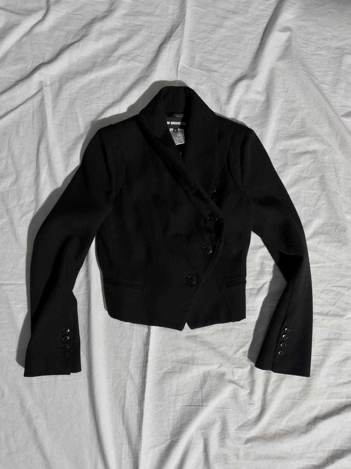 앤 드뮐미스터 본인기 하이넥 펜싱자켓 라나 울 크롭코트 상품이미지5