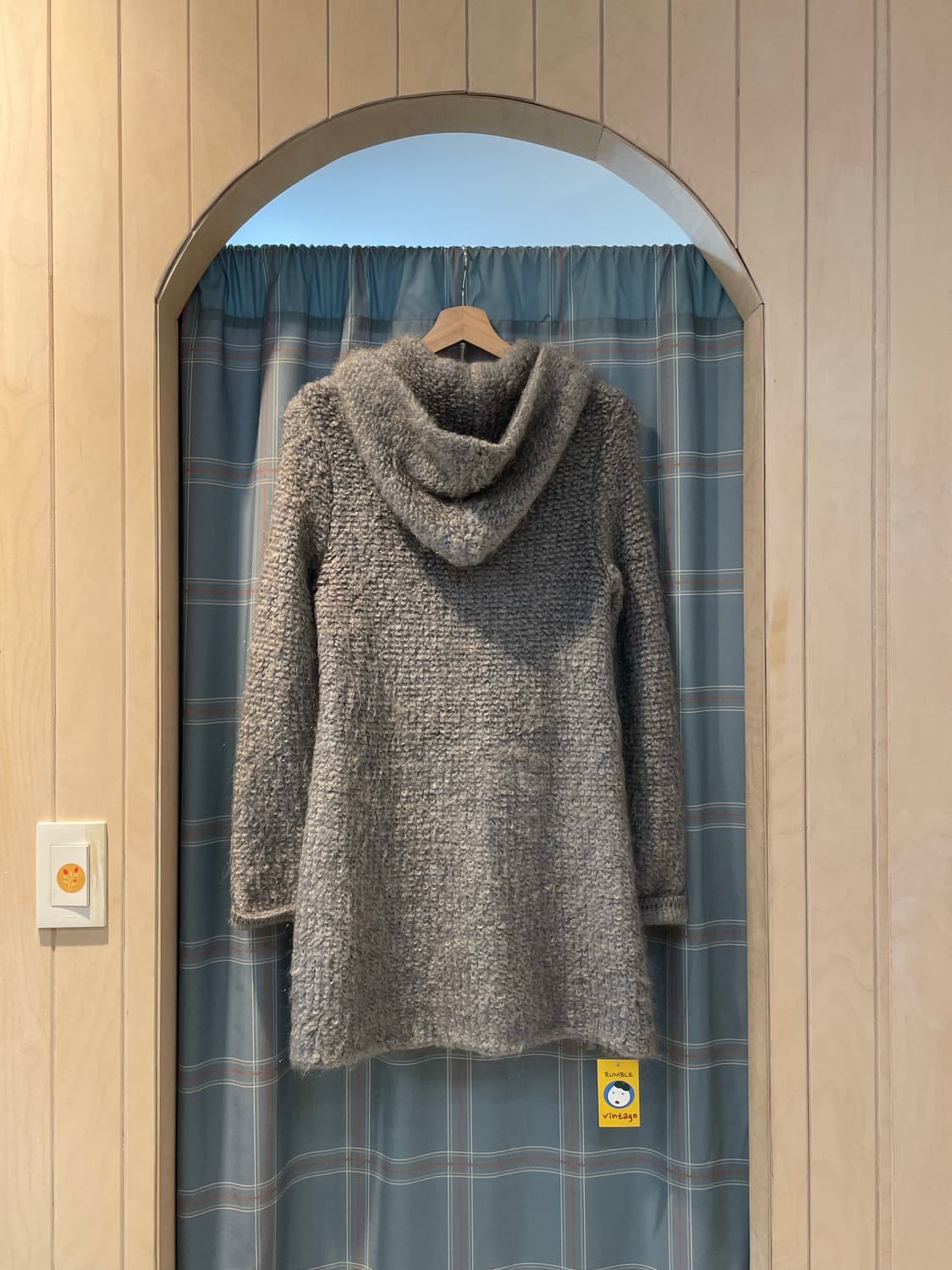 일본빈티지 모헤어 후드롱가디건 상품이미지5