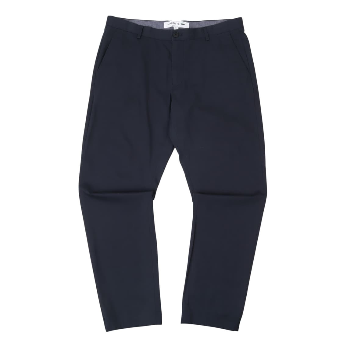 라코스테 네이비 레귤러핏 코튼 치노팬츠 상품이미지1
