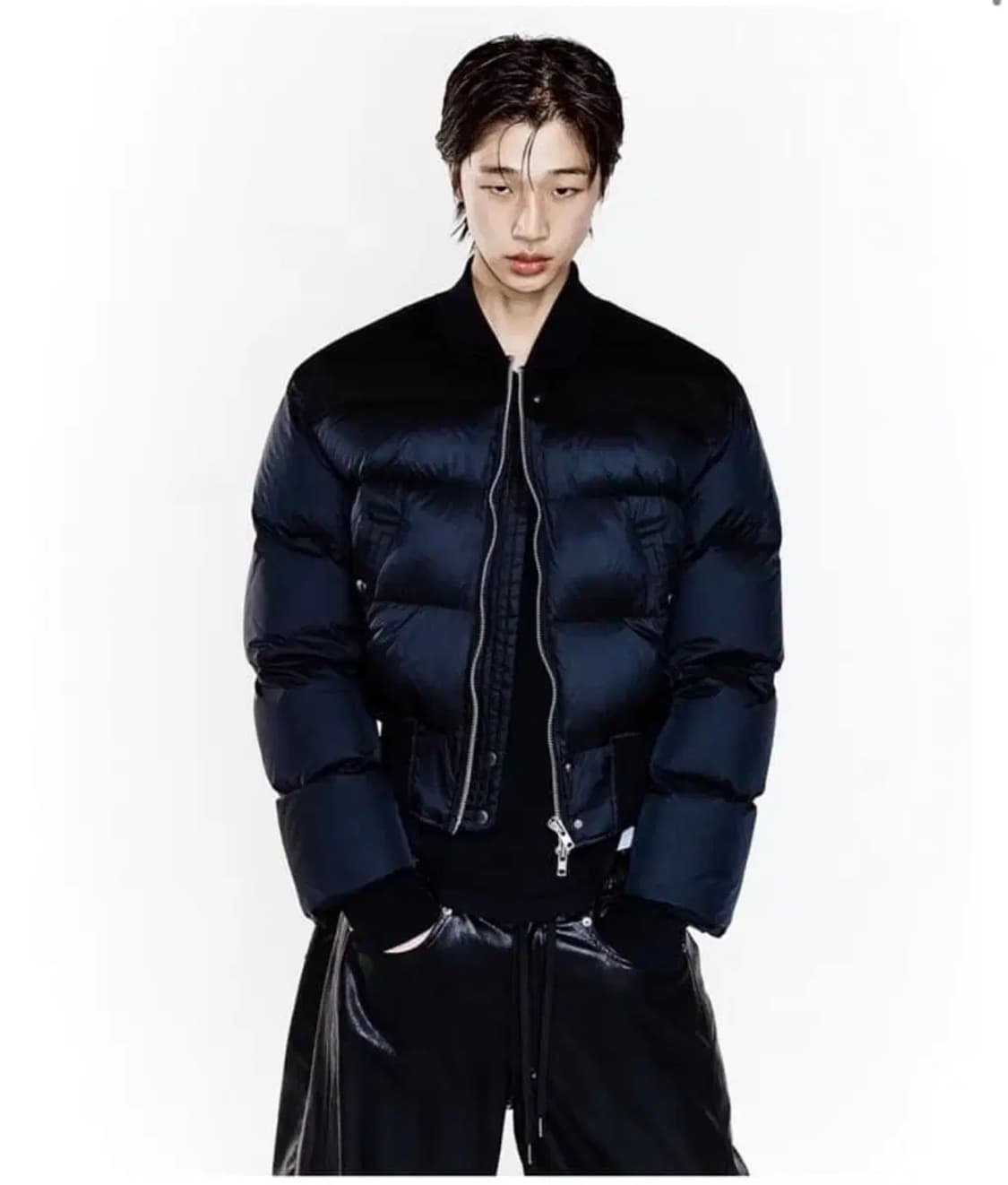 HALEINE CROPPED DUCK DOWN BOMBER 패딩 상품이미지1