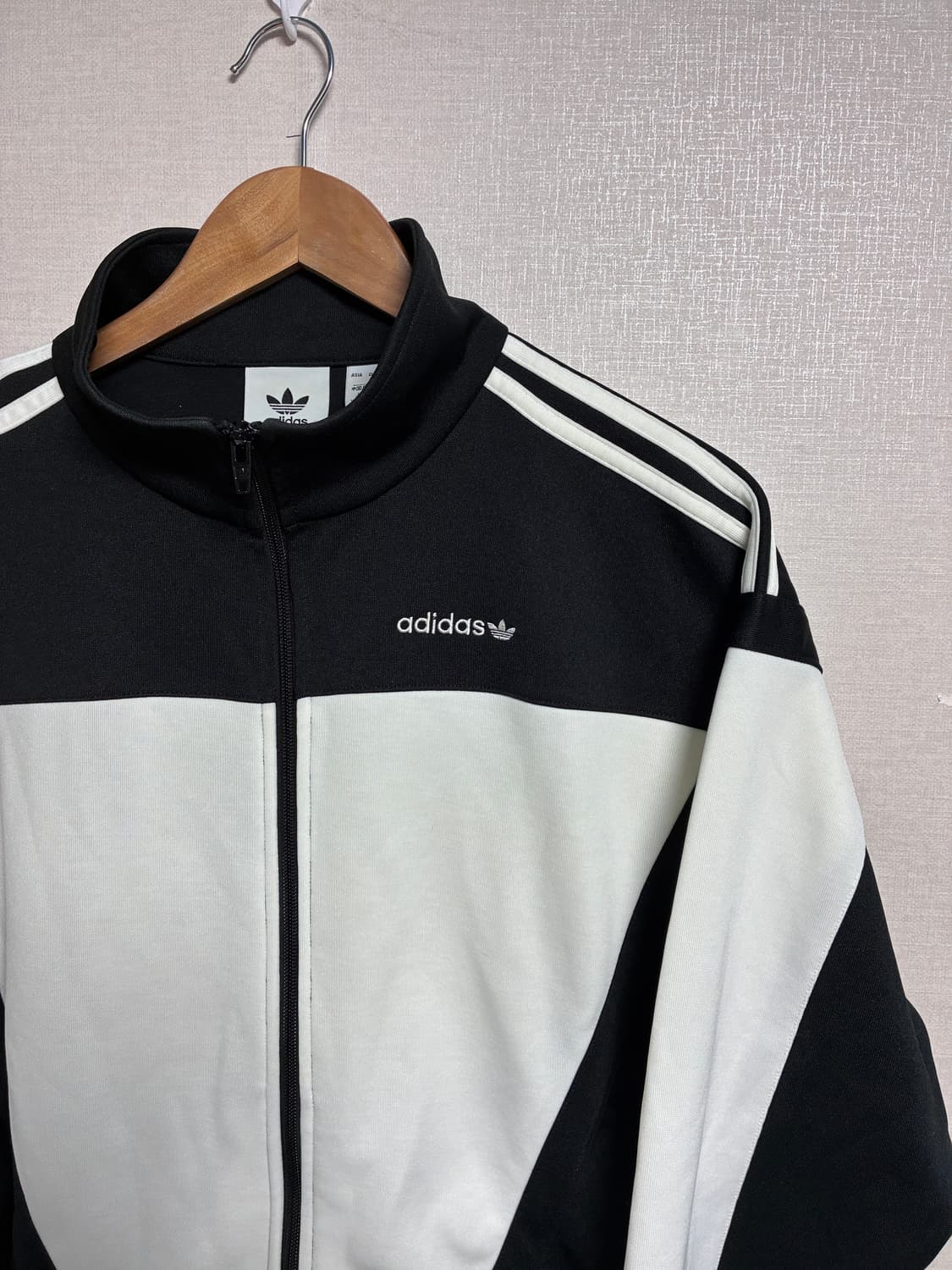 빈티지 아디다스 져지 블랙/화이트 M 상품이미지1