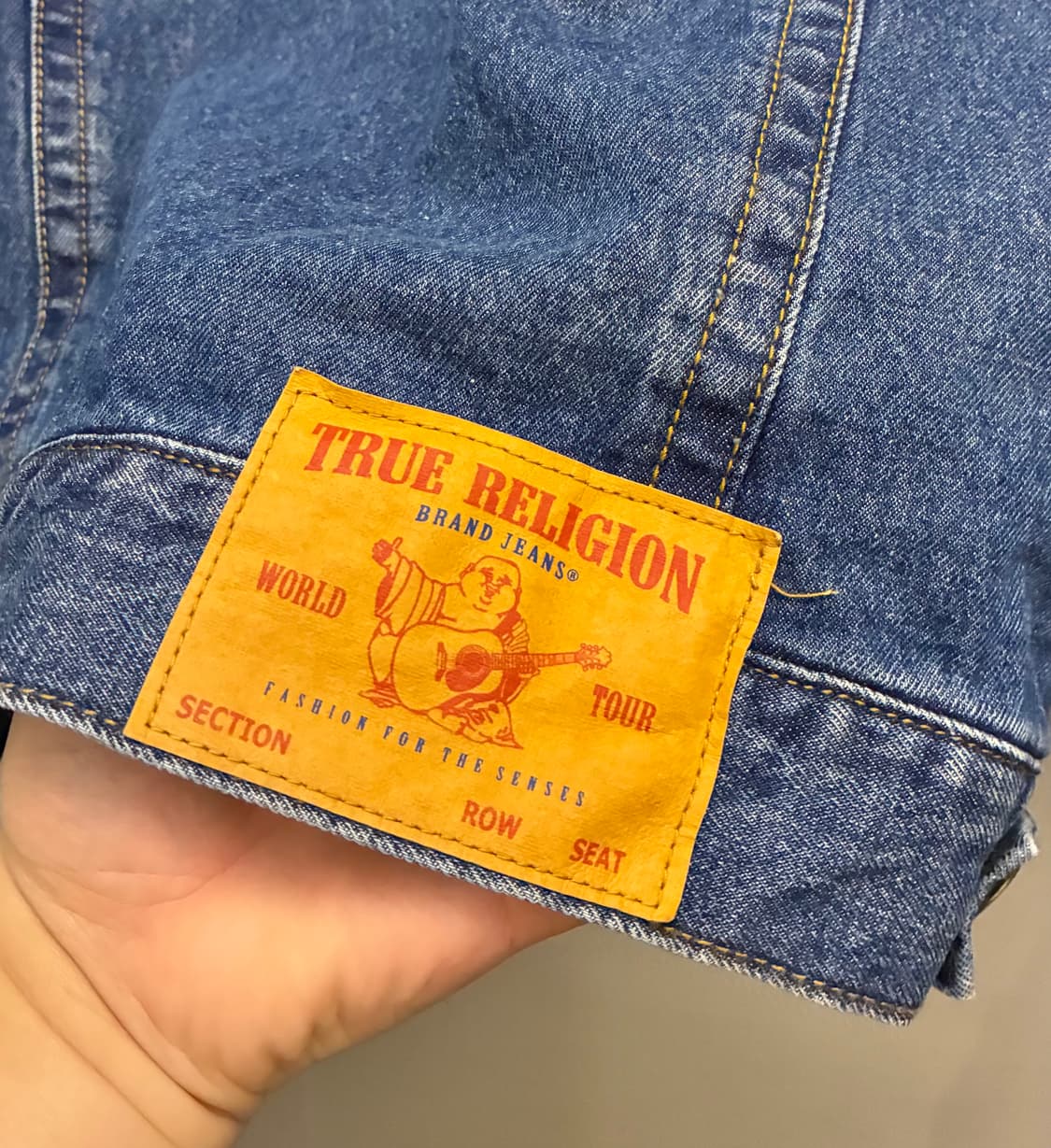 (L~XL)트루릴리전 3타입 워시드 데님자켓 트러커자켓  청자켓 상품이미지7
