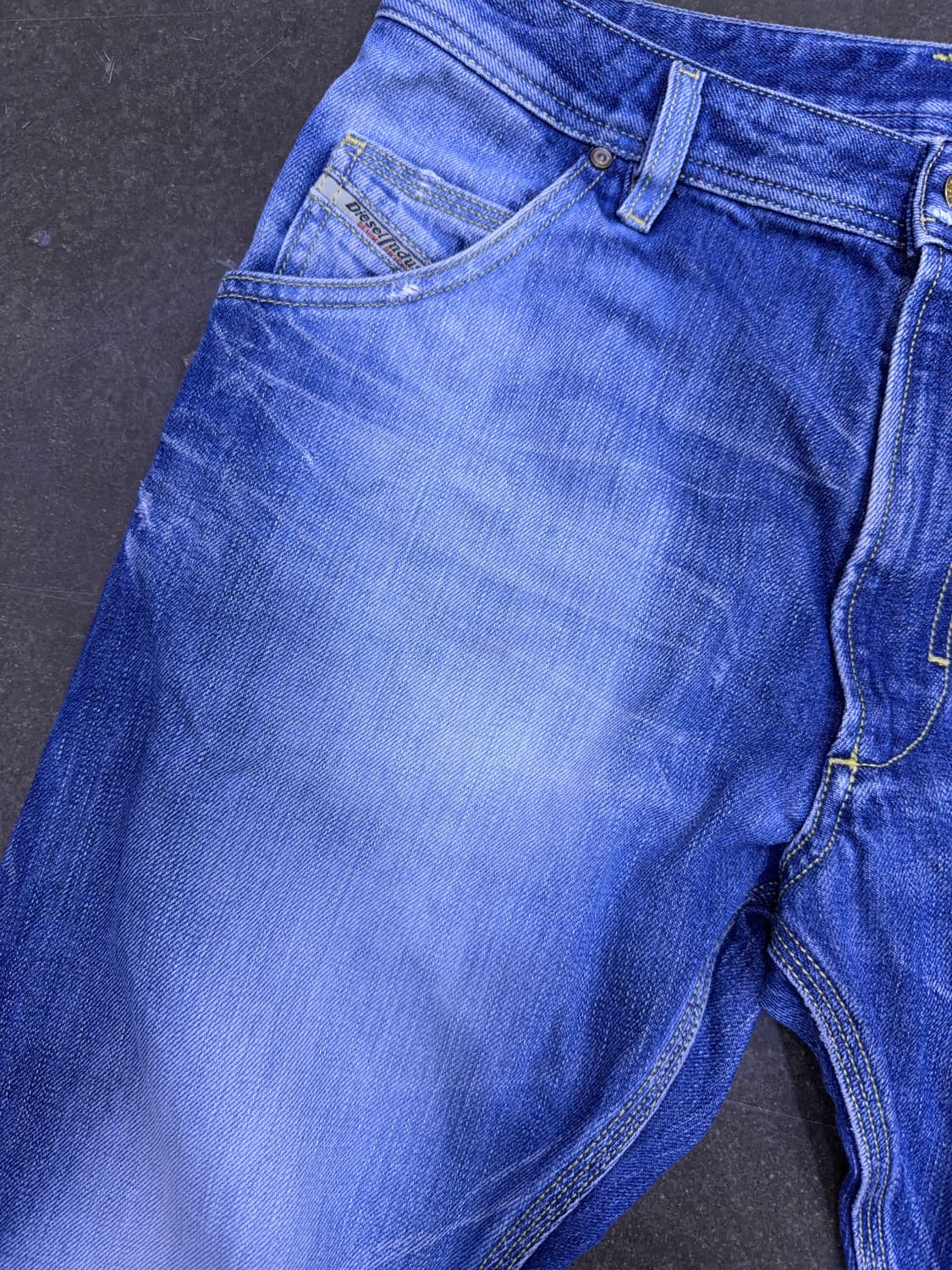 디젤 크룰리 빈티지 워싱 데미지 워싱 데님팬츠 31 상품이미지4