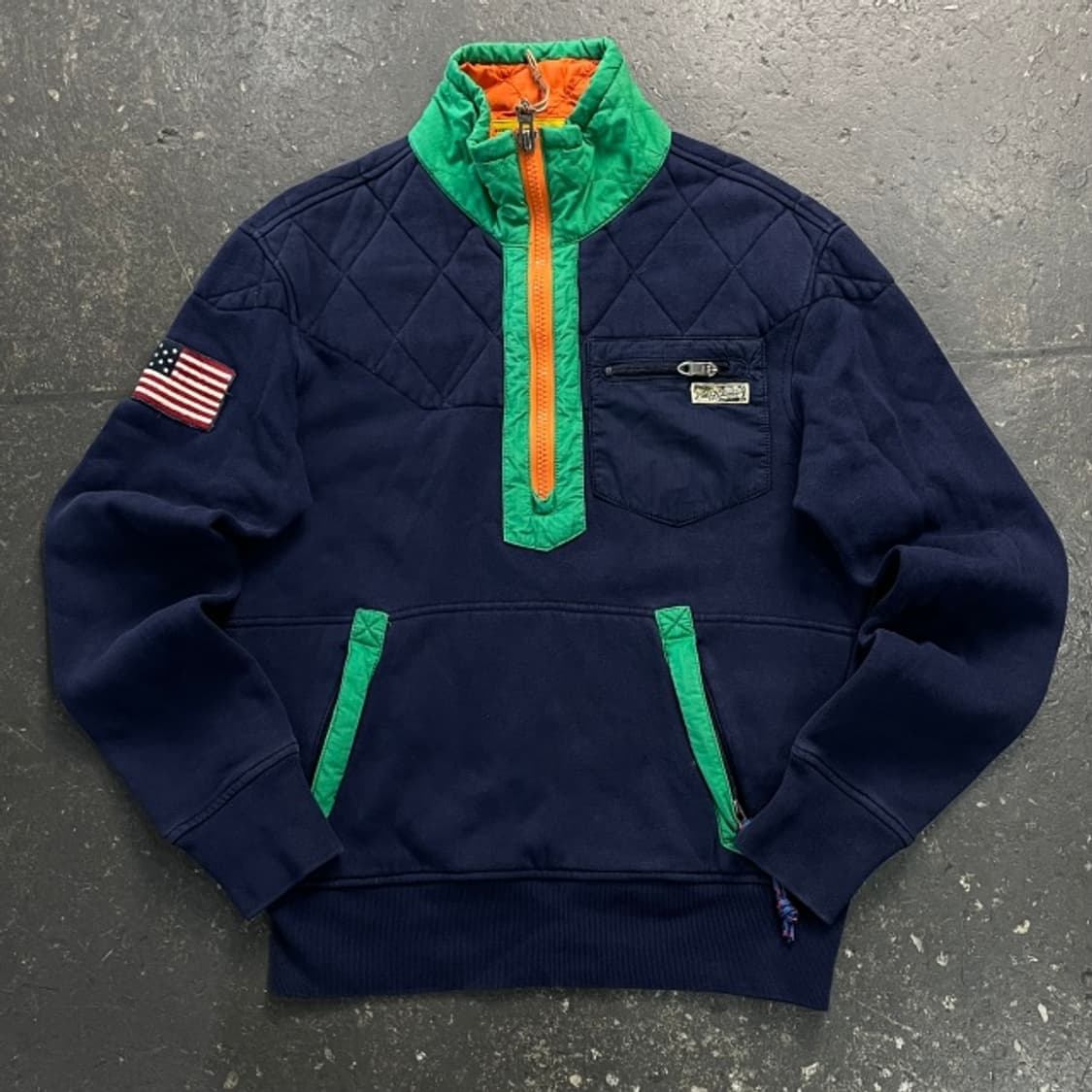 95 폴로 성조기 하이테크 하프집업  상품이미지1