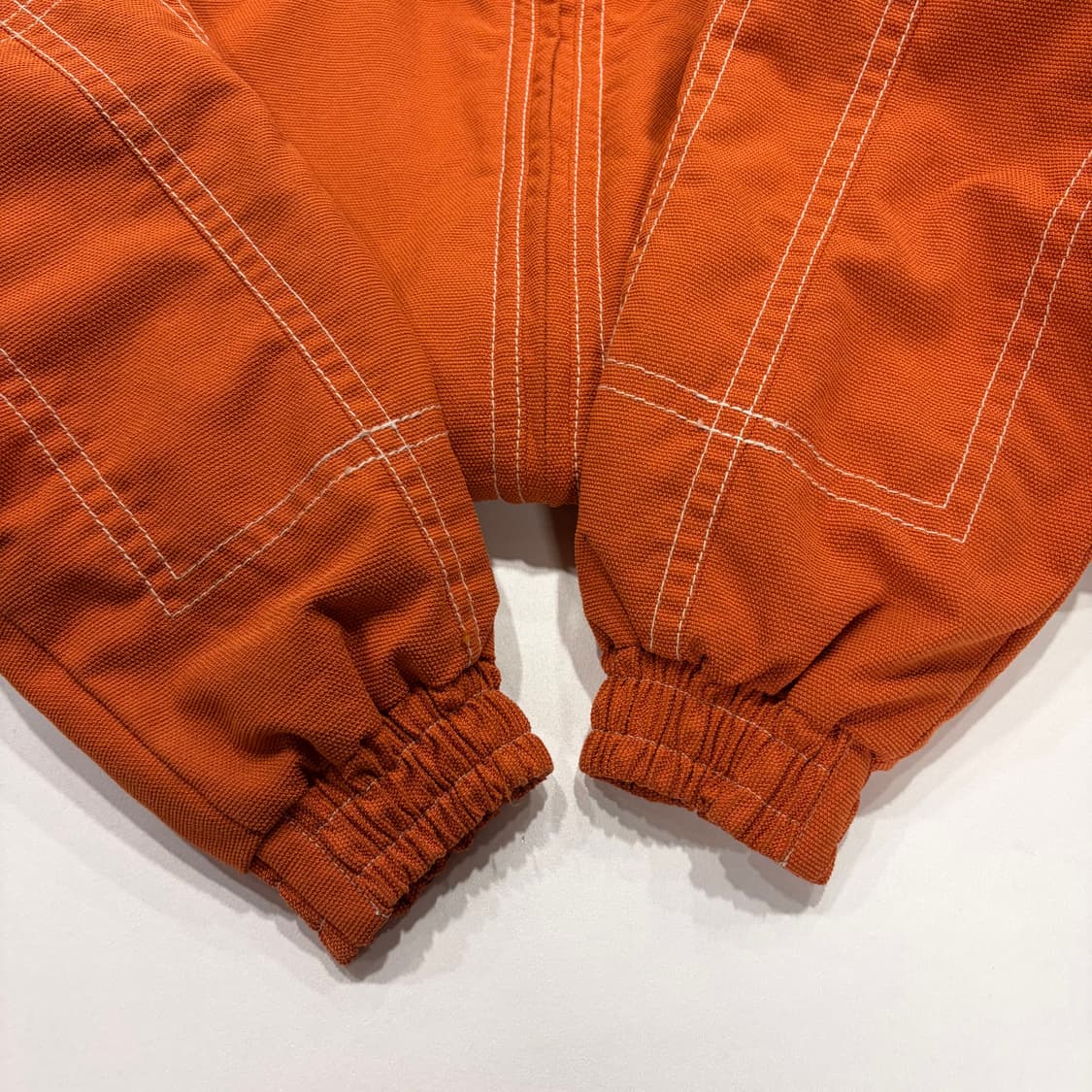 [S] ESPERO 에스페로 오렌지색 집업 워크 자켓 B646 상품이미지5