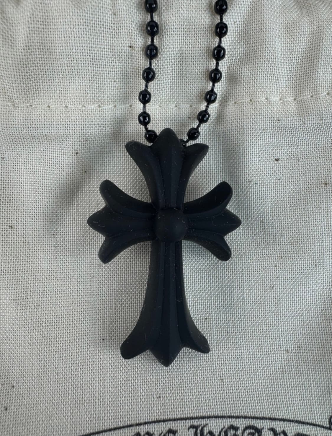 크롬하츠 실리콘 실리크롬 목걸이 블랙 24 상품이미지2