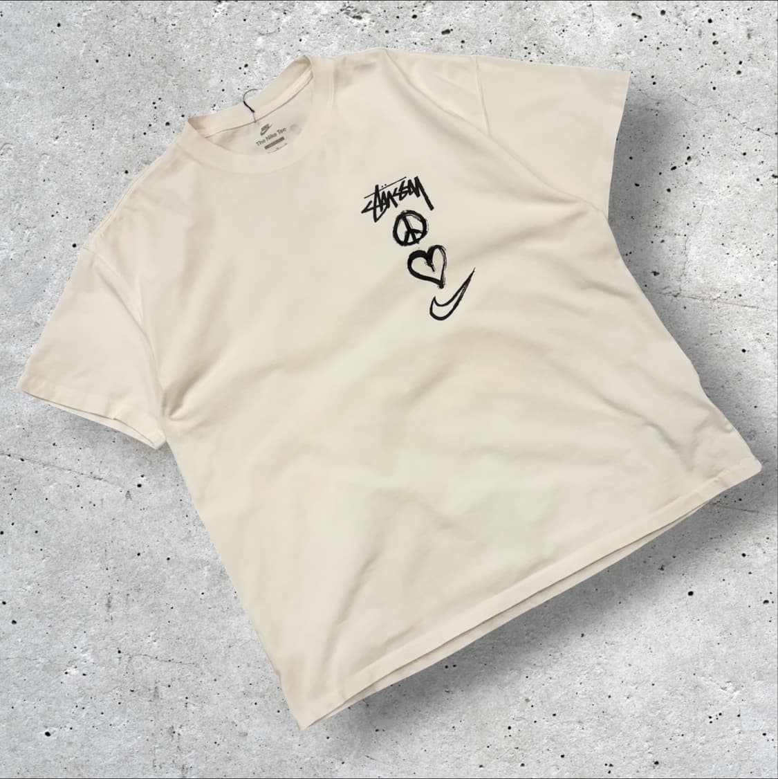 [XL] 스투시 X 나이키 콜라보 반팔 티셔츠 D832 상품이미지2