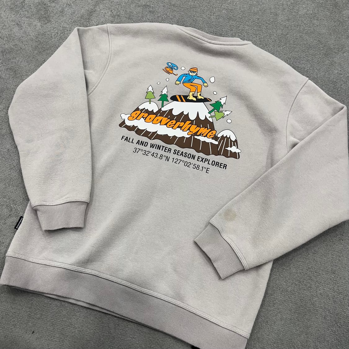 M grooverhyme 맨투맨 상품이미지4